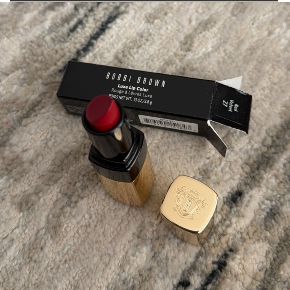Bobbi Brown Luxe Lip Color Lipstick Red Velvet 27